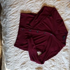 Banana Republic Cranberry Cardigan